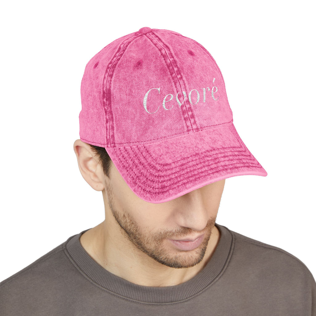 Vintage Embroidered Cap